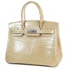 Hermès Birkin 30 Beige Crocodile Porosus PHW