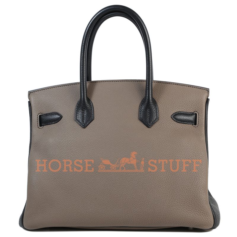 Hermès Birkin 30 Special Order HSS Etoupe / Black Togo BPHW