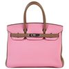 Hermès Birkin 30 Special Order HSS Pink / Etoupe Togo PHW