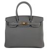 Hermès Birkin 30 Etain Togo GHW