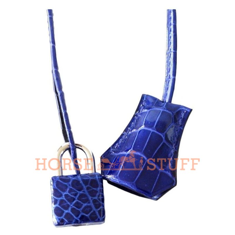 Hermès Birkin 35 Blue Electrique Lisse Crocodile Porosus PHW