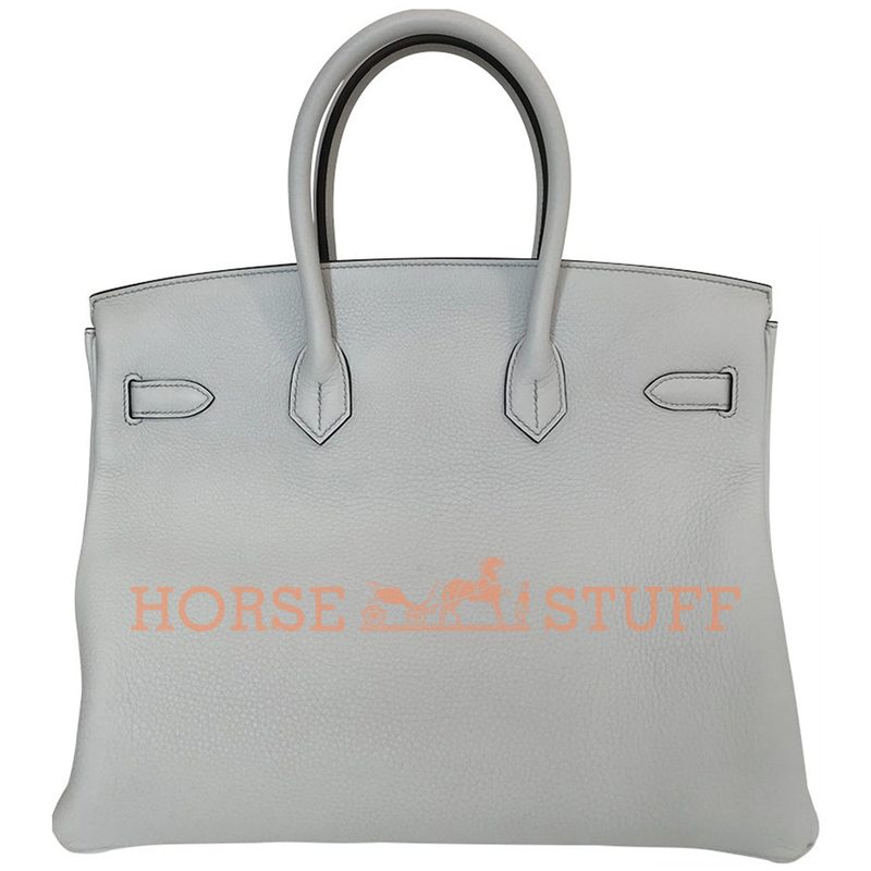 Hermès Birkin 35 Blue Pale Clemence GHW