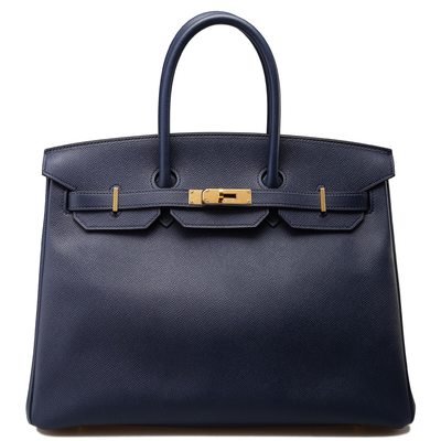 Hermès Birkin 35 Blue Sapphire Epsom GHW