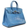 Hermès Birkin 35 Mykonos Matte Crocodile Alligator PHW