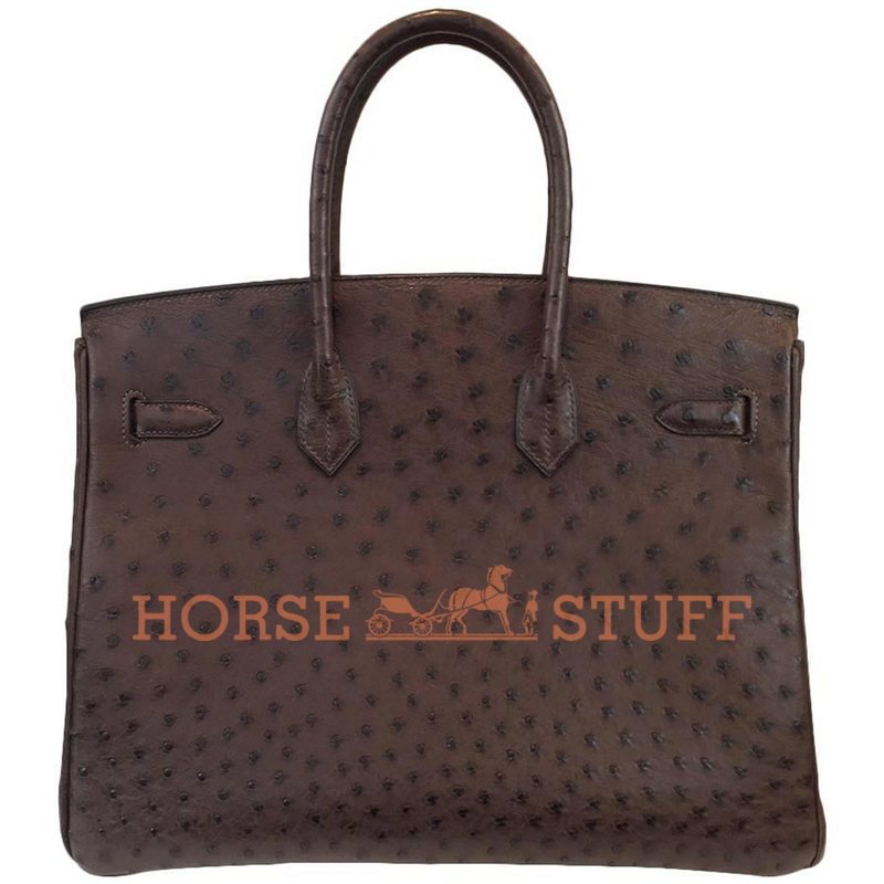 Hermès Birkin 35 Marron Ostrich PHW