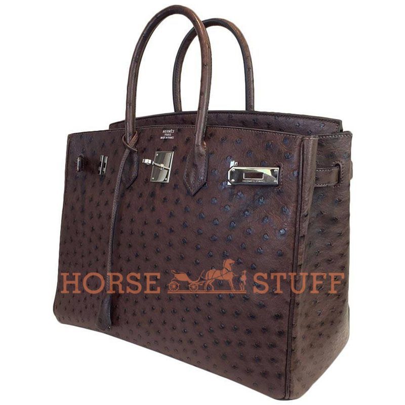 Hermès Birkin 35 Marron Ostrich PHW