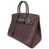 Hermès Birkin 35 Marron Ostrich PHW