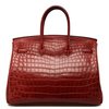 Hermès Birkin 35 Rouge H Matte Crocodile Niloticus PHW