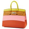 Hermès Birkin Sellier 35 Limited Edition Sunrise Multicolor Lime / Rose Confetti / Sesame / Terre Battue Epsom PHW