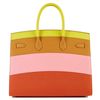 Hermès Birkin Sellier 35 Limited Edition Sunrise Multicolor Lime/ Rose Confetti/ Sesame/ Terre Battue Epsom PHW