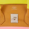 Hermès Birkin Sellier 35 Limited Edition Sunrise Multicolor Lime/ Rose Confetti/ Sesame/ Terre Battue Epsom PHW