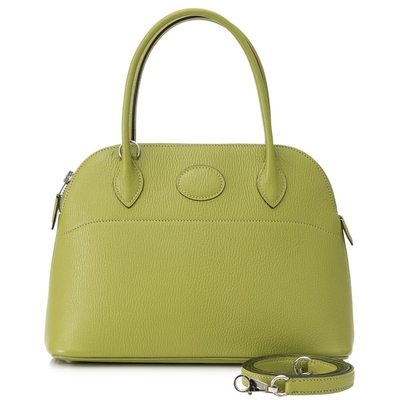 Hermès Bolide 27 Vert Anis Chevre PHW