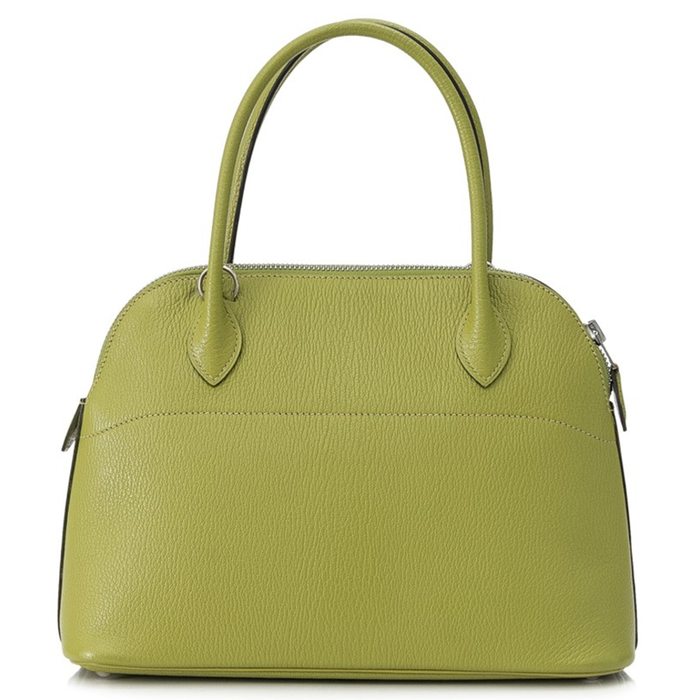 Hermès Bolide 26 Vert Anis Chevre PHW from 100% authentic materials!