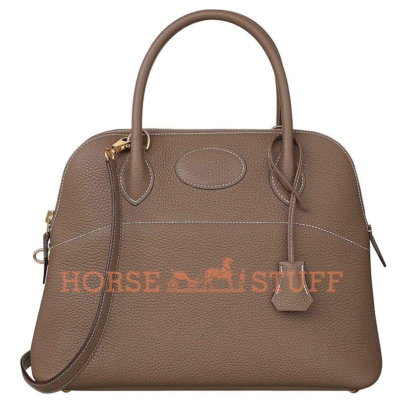 Hermès Bolide 27 Etoupe Clemence GHW