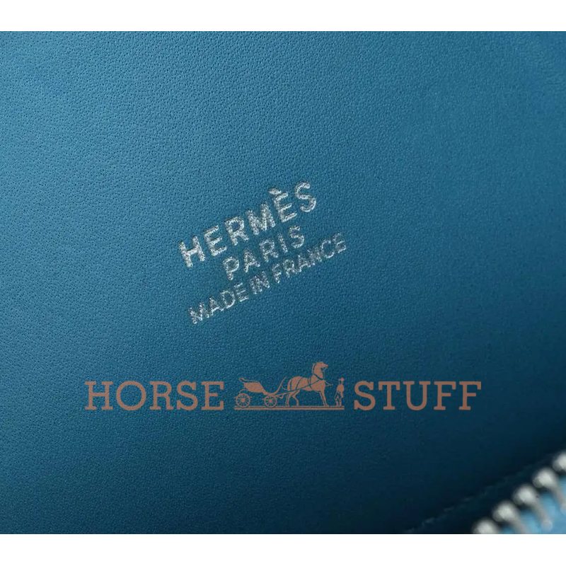 Hermès Bolide 27 Turquoise Chevre PHW