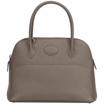 Hermès Bolide 27 Etain Epsom PHW