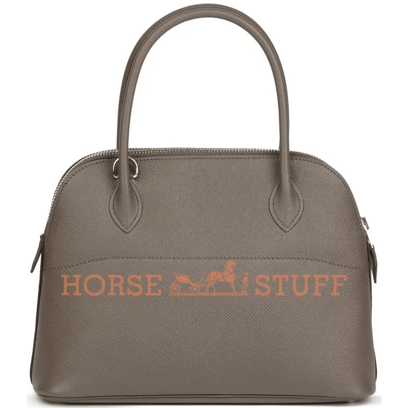 Hermès Bolide 27 Etain Epsom PHW