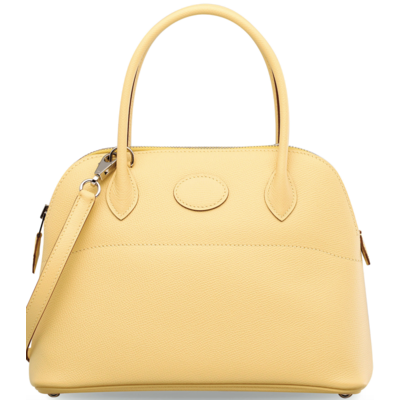 Hermès Bolide 27 Jaune Poussin Epsom PHW