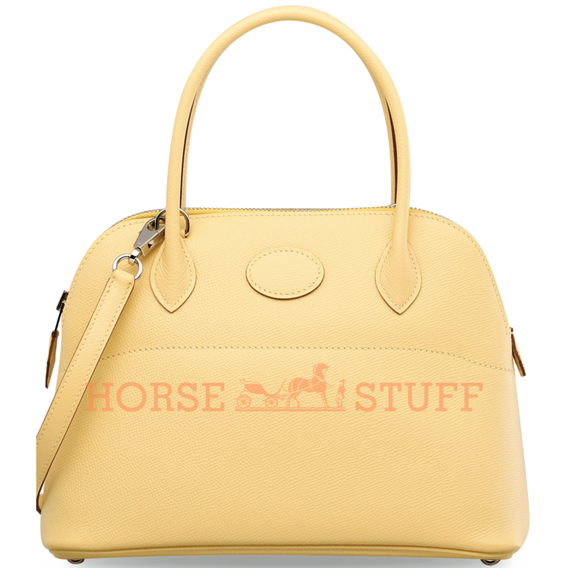 Hermès Bolide 27 Jaune Poussin Epsom PHW