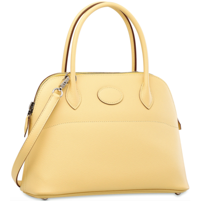 Hermès Bolide 27 Jaune Poussin Epsom PHW