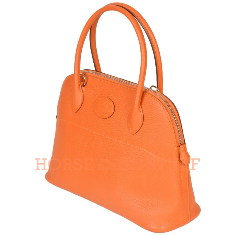 Hermès Bolide 27 Orange Epsom PHW