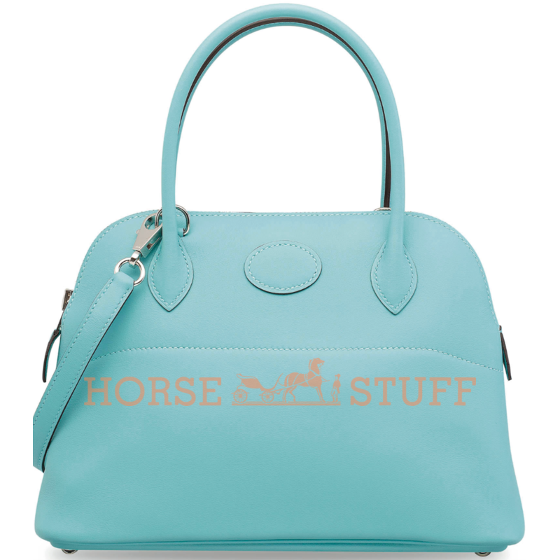 Hermès Bolide 27 Blue Saint Cyr Swift PHW