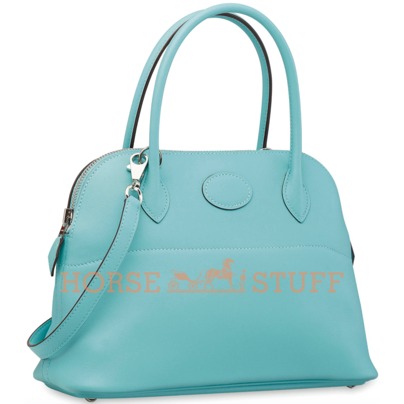 Hermès Bolide 27 Blue Saint Cyr Swift PHW