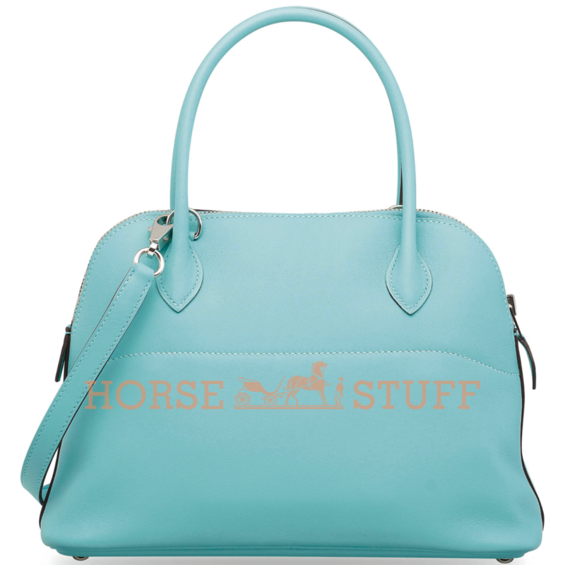 Hermès Bolide 27 Blue Saint Cyr Swift PHW