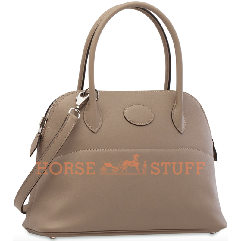 Hermès Bolide 27 Gris Asphalt Swift PHW