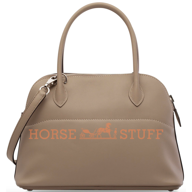 Hermès Bolide 27 Gris Asphalt Swift PHW