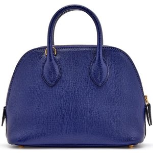 Hermès Bolide 1923 Mini Blue Sapphire Chevre GHW