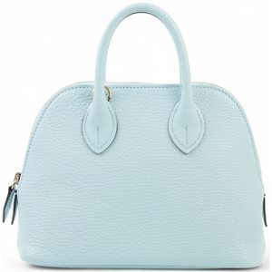 Hermès Bolide 1923 Mini Blue Zephyr Chevre GHW