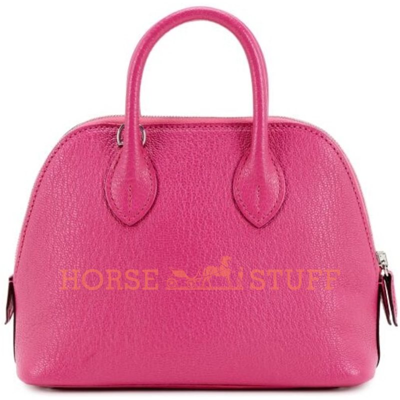 Hermès Bolide 1923 Mini Rose Shocking Chevre PHW