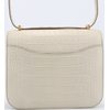HERMÈS Constance Mini 18 Beton Matte Crocodile Alligator GHW