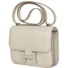 HERMÈS Constance Mini 18 Beton Matte Crocodile Alligator PHW