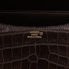HERMÈS Constance Mini 18 Ebene Matte Crocodile Alligator GHW