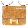 Hermès Constance 18 Ficelle Lisse Crocodile Alligator GHW