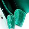 HERMÈS Constance Mini 18 Vert Jade Shiny Crocodile Alligator PHW