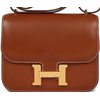 HERMÈS Constance Mini 18 Gold Fauve Barenia GHW