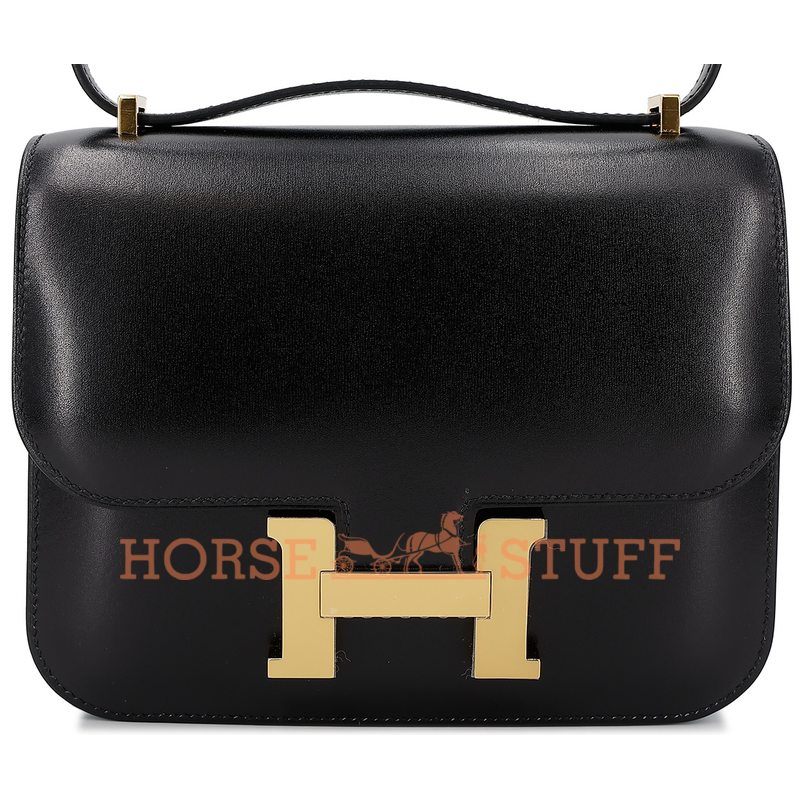 Hermès Constance 18 Black Box Calf GHW