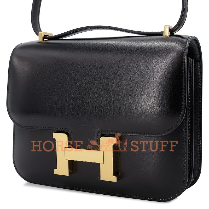 Hermès Constance 18 Black Box Calf GHW