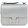 Hermès Constance 18 Exceptional Super Rare Argente ( Metallic Silver ) Chèvre Mysore PHW