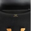 HERMÈS Constance Mini 18 Black Chèvre Chamkila GHW
