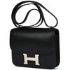 HERMÈS Constance Mini 18 Black Chèvre Chamkila PHW