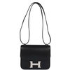 HERMÈS Constance Mini 18 Black Chèvre Chamkila PHW