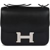 HERMÈS Constance Mini 18 Black Chèvre Chamkila PHW