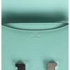 HERMÈS Constance Mini 18 Aqua Chèvre Mysore PHW