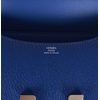 HERMÈS Constance Mini 18 Blue Electrique Chèvre Mysore PHW