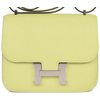 HERMÈS Constance Mini 18 Jaune Bourgeon Chèvre Mysore PHW