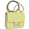 HERMÈS Constance Mini 18 Jaune Bourgeon Chèvre Mysore PHW